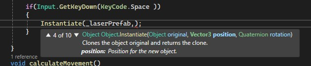 Instantiate option four with location and rotation